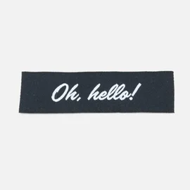 Webetikett "Oh, hello!", 59x15 mm, 1 Stück