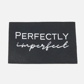 Webetiketten "Perfectly imperfect", 57x38 mm, 1 Stück