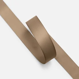 Satinband Braun