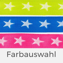 Gurtband Sterne, 40mm, Meterware