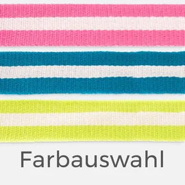 Gurtband 40mm Streifen Meterware