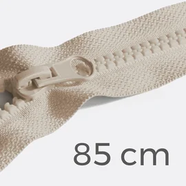 Reißverschluss teilbar 85cm Beige D371