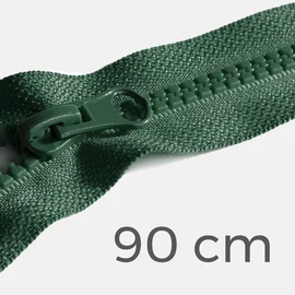 Reißverschluss teilbar 90cm Dunkelgrün D190
