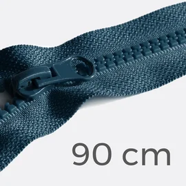Reißverschluss teilbar 90cm Petrol D103