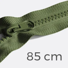 Reißverschluss teilbar 85cm Oliv D887