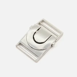 Steckschließe 25mm Silber