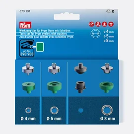 PRYM Werkzeug-Set für Ösen 4, 5 und 8 mm