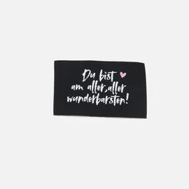 Webetikett "Wunderbarst" L