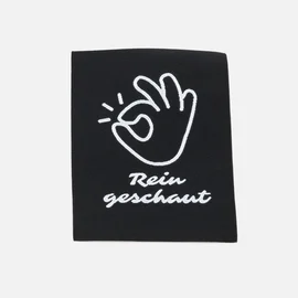 Webetikett "Reingeschaut", XL, 60x80 mm, 1 Stück