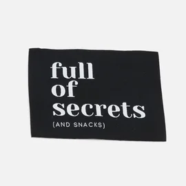 Webetikett XL "full of secrets", 60x80 mm