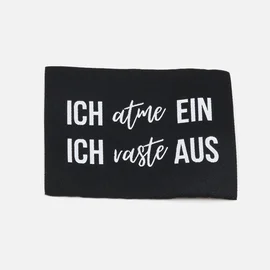 Webetikett XL "Ich atme ein"