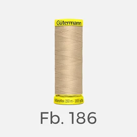 Maraflex elastisches Nähgarn 150m Fb. 186 (beige)