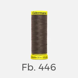 Maraflex elastisches Nähgarn 150m Fb. 446 (kastanienbraun)