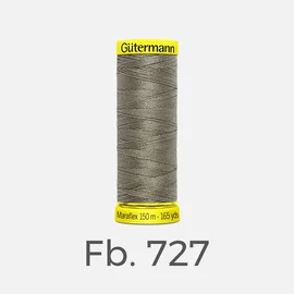 Maraflex elastisches Nähgarn 150m 727 (schiefergrün)