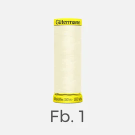 Maraflex elastisches Nähgarn 150m Fb. 1 (wollweiß)