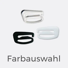 Bikiniverschluss 16mm - transparent