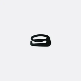 Bikiniverschluss schwarz 8mm