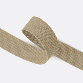 Gurtband Light 25mm, Beige D371