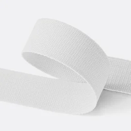 Gurtband Light 40mm, Weiß B3