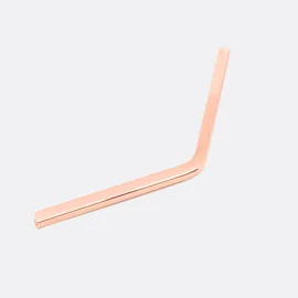 Zierleiste v-förmig 10cm Kupfer