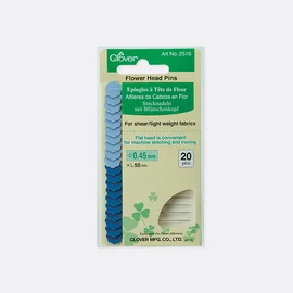 CLOVER Blumenkopf Stecknadeln, 50x0,55mm, 20Stück