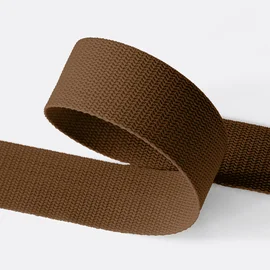 Gurtband Light 40mm, Schokoladenbraun D161