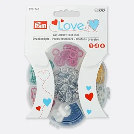 PRYM LOVE Jersey Druckknopf-Set, 8mm
