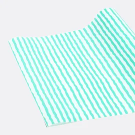 Jelly Vinyl Design, 30 x 135 cm, Wonky Stripes Türkis