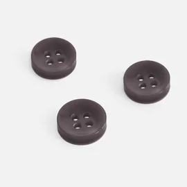 Knopf Perlmutt-Optik, 11 mm, Dunkelgrau