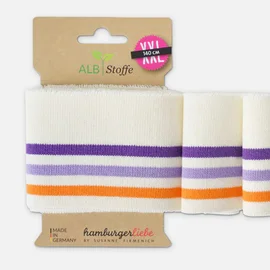 Cuff Me College Creme Flieder Orange