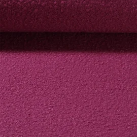 Mantelstoff Bouclé Uni, Fuchsia