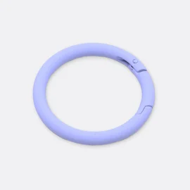 Ring mit Schnappverschluss, 40mm, 1 Stück, Flieder D268