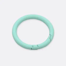 Ring mit Schnappverschluss, 40mm, 1 Stück, Mint D871