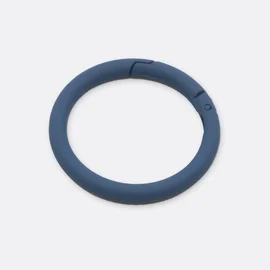 Ring mit Schnappverschluss, 40mm, 1 Stück, Petrol D103