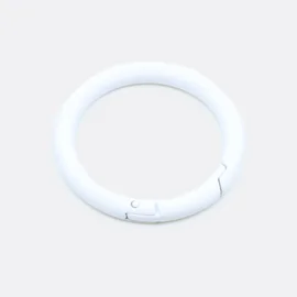 Ring mit Schnappverschluss, 40mm, 1 Stück, Weiß B3
