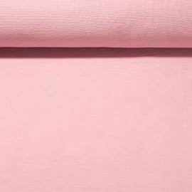 Rippjersey "Mona" Quergerippt Uni Altrosa