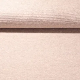 Rippjersey "Mona" Quergerippt Uni Beige