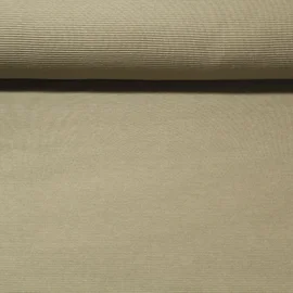 Rippjersey "Mona" Quergerippt Uni Olivgrün