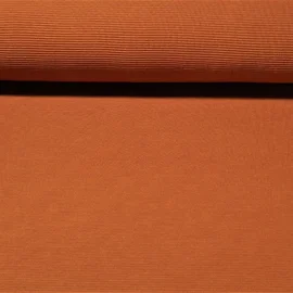 Rippjersey "Mona" Quergerippt Uni Rost