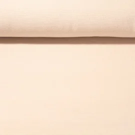 Rippjersey "Mona" Quergerippt Uni Sand