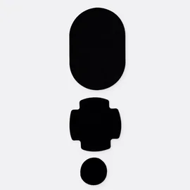 PRYM Rub-on Patch REPAIR KIT 3 Stück Schwarz