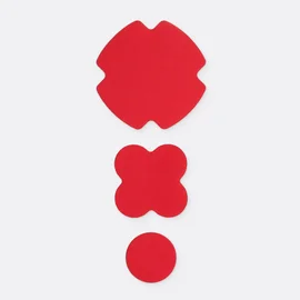 PRYM Rub-on Patch STRETCH 3 Stück Rot