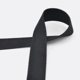 Gurtband 30 mm aus Baumwolle in Black