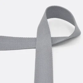 Gurtband 30 mm aus Baumwolle in Dark Grey