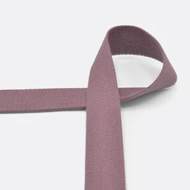 Gurtband 30 mm aus Baumwolle in Mauve
