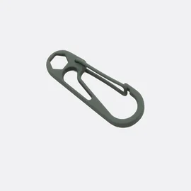 Kordelkarabiner Dunkelgrün D190, 1 Stück