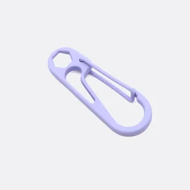 Kordelkarabiner Flieder D268, 1 Stück