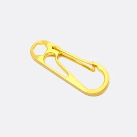 Kordelkarabiner Gold, 1 Stück