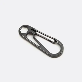 Kordelkarabiner Gunmetal, 1 Stück