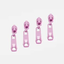Reverse Zipper für 4mm Raupe Kräftiges Rosa B57